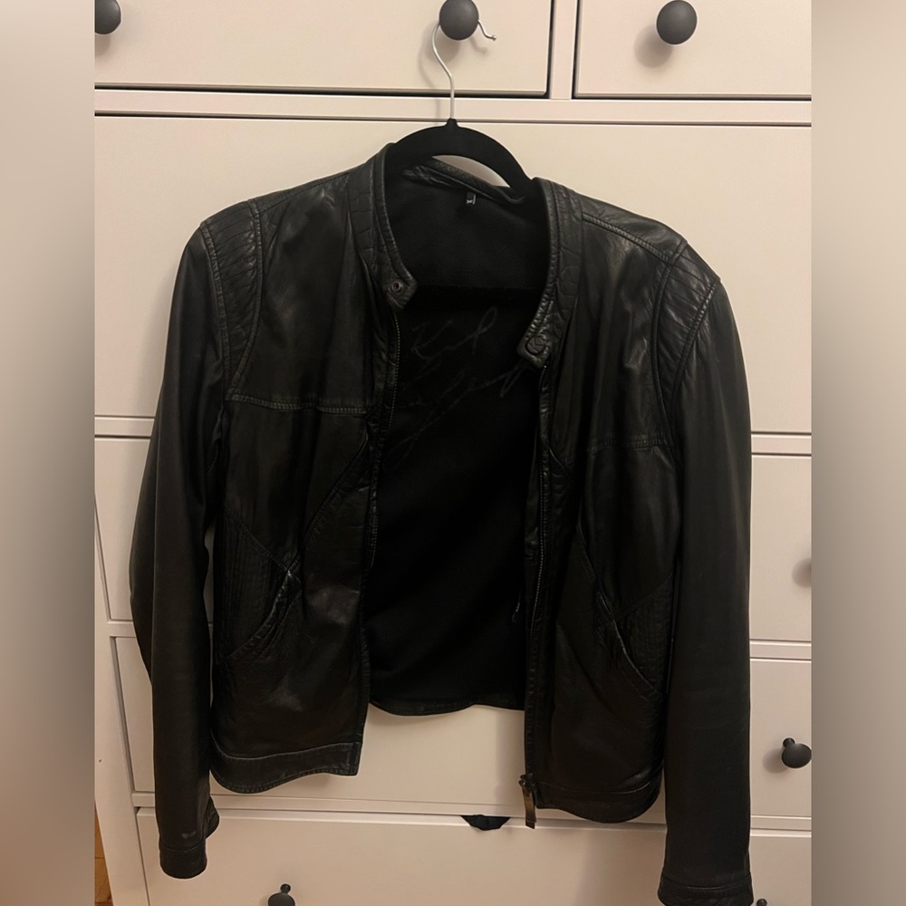 Vintage Karl lagerfeld leather jacket